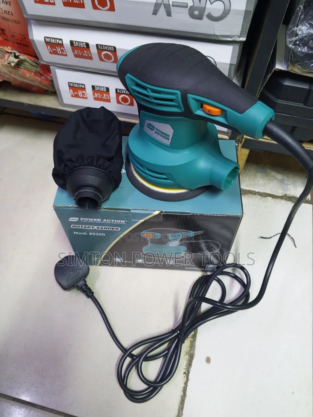 Commercial Power Action Orbital Sander 350watts