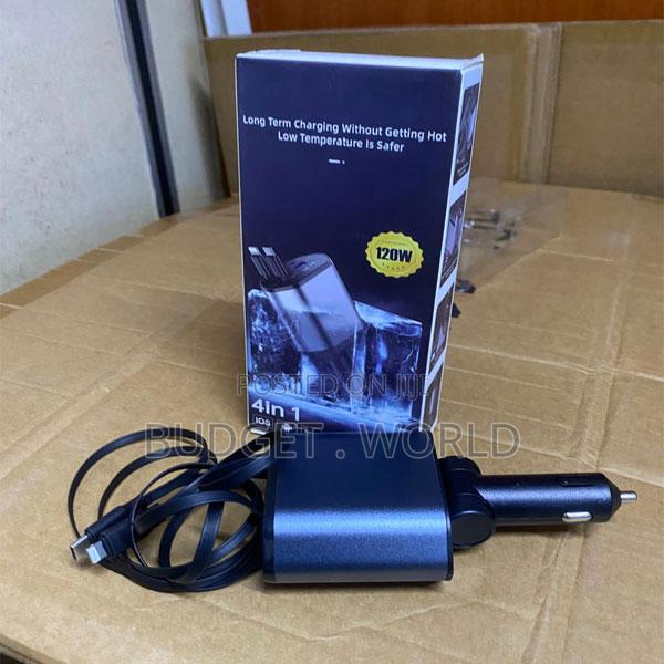 C1 Premium 4-in-1 Car Charger With Multi-Device Fast Charging Performa