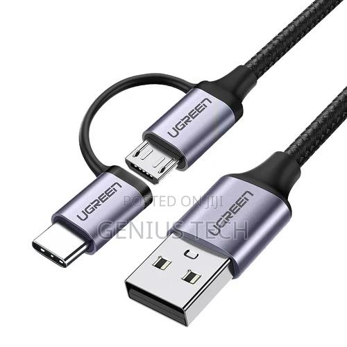 Ugreen Usb-a To Micro Usb + Type-c Cable 1m - main view