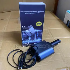 C1 Fast Charging Multi-Port Car Adapter With 4-in-1 Functionality