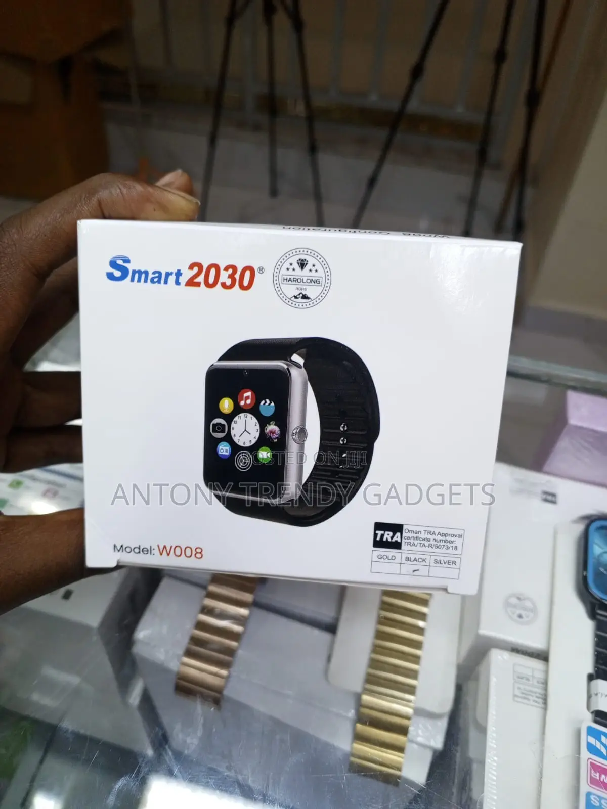 W008 Android Smart Watch Sim Support Pedometer Camera