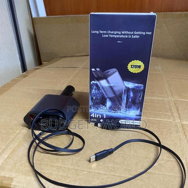 C1 Compact 4-in-1 Car Charging Hub for Travel and Daily Use