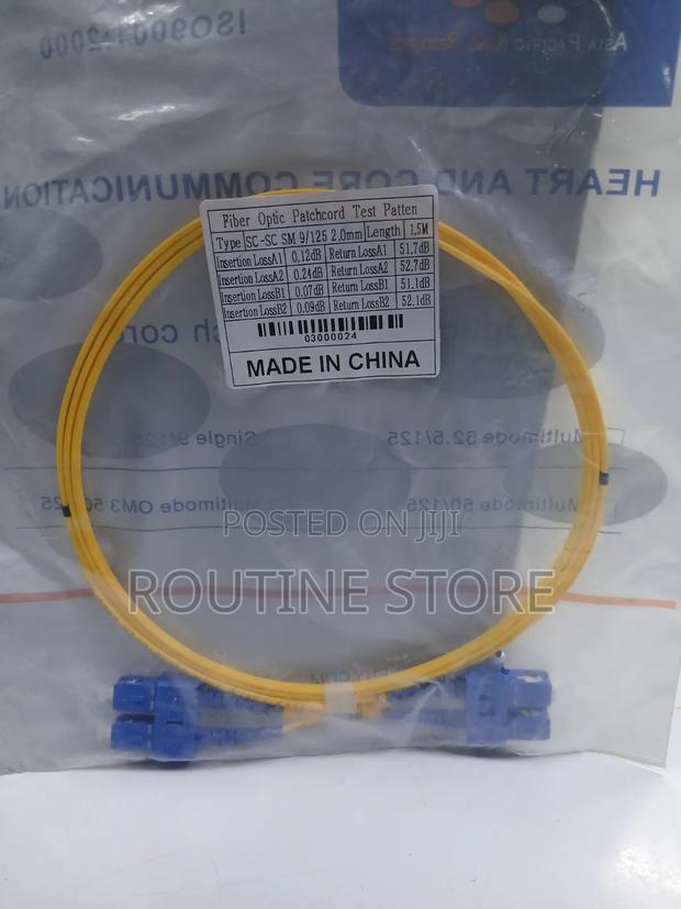 Fiber Patchcord Sc-Sc Single Mode 1mtr