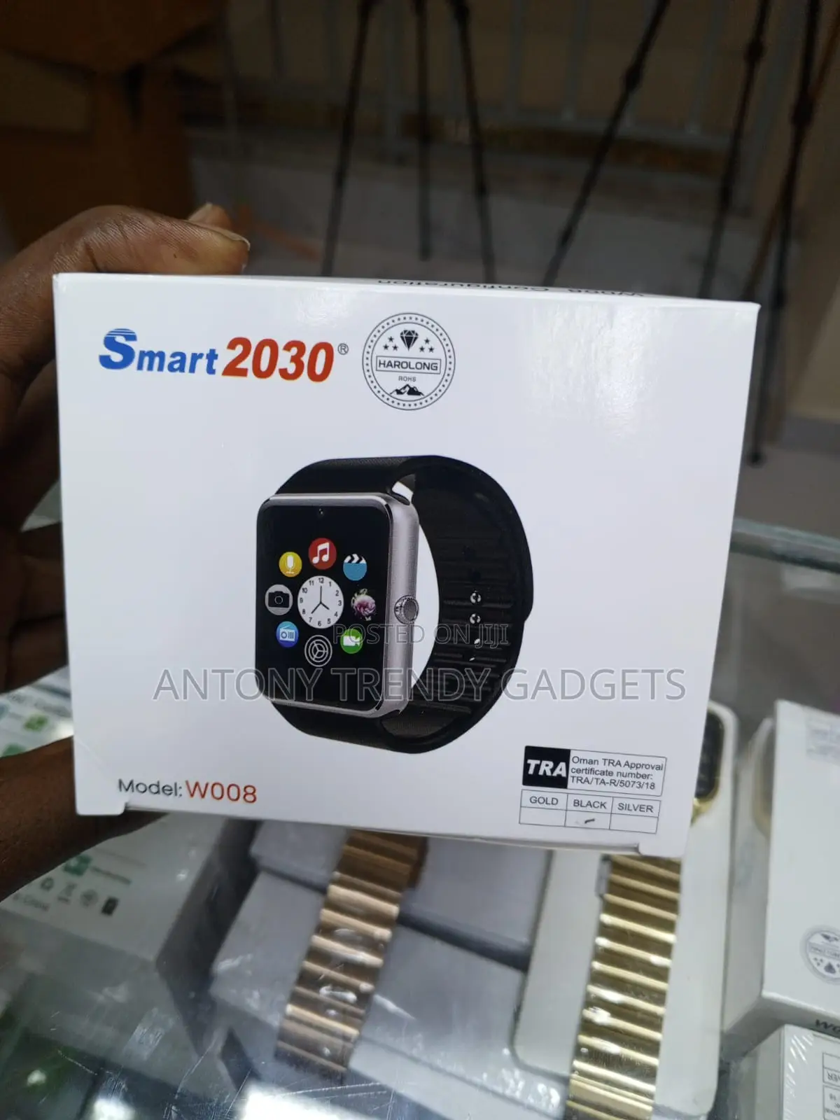 W008 Smartwatch Sleep Monitor Alarm Camera Sim Device