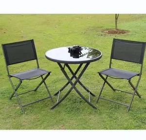 Outdoor Table: Modern Camping Table With Iron Frame