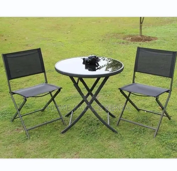Outdoor Table: Modern Camping Table With Iron Frame