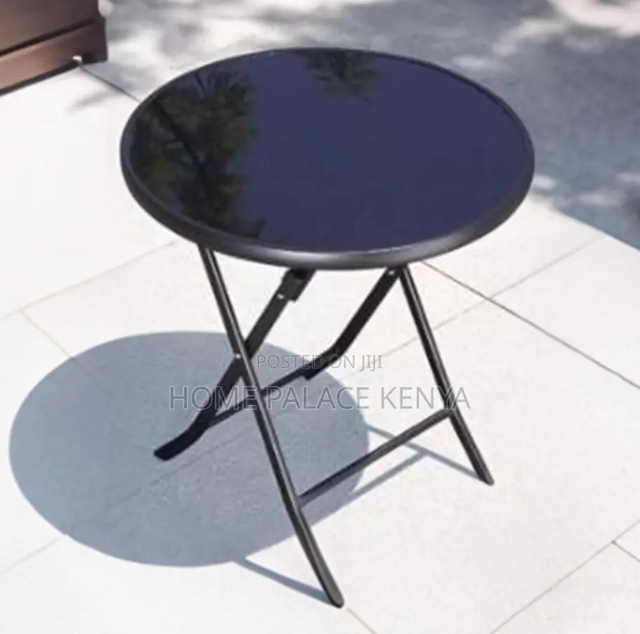 Outdoor Table: Modern Camping Table With Iron Frame