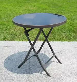 Outdoor Table: Modern Camping Table With Iron Frame