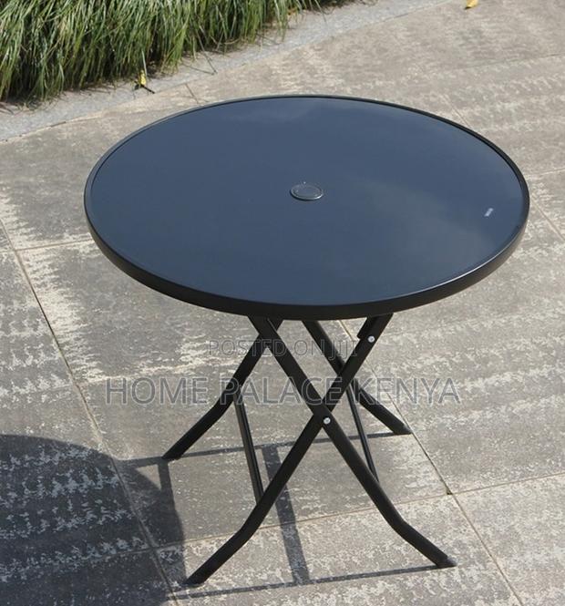 Outdoor Table: Modern Camping Table With Iron Frame - thumbnail 5