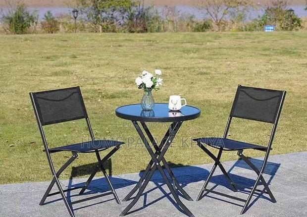 Outdoor Table: Modern Camping Table With Iron Frame - thumbnail 6