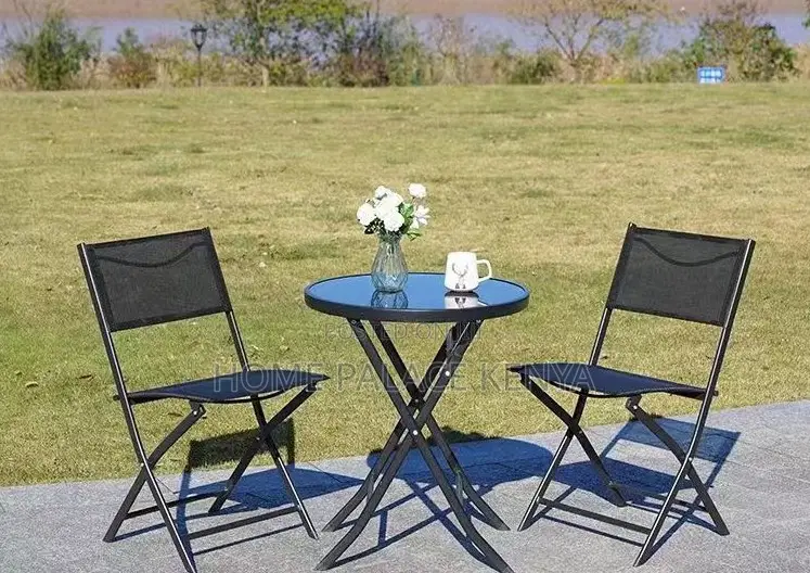 Outdoor Table: Modern Camping Table With Iron Frame