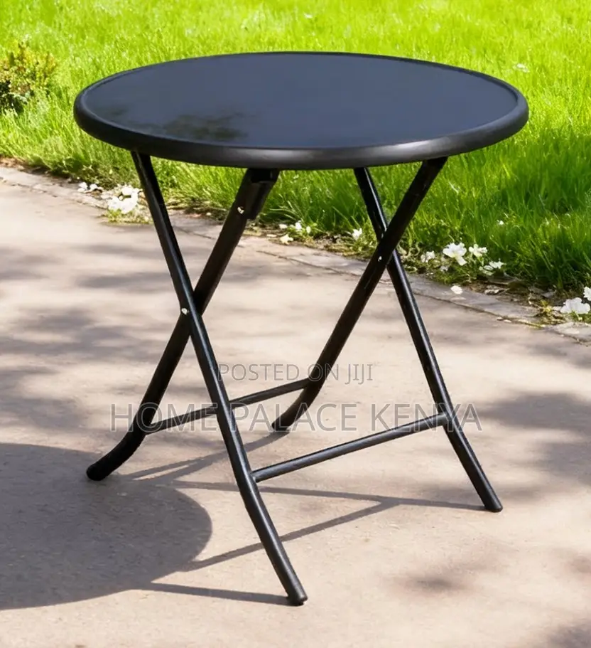 Outdoor Table: Modern Camping Table With Iron Frame