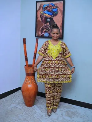 Top Trousers Kitenge Free Wear Cotton