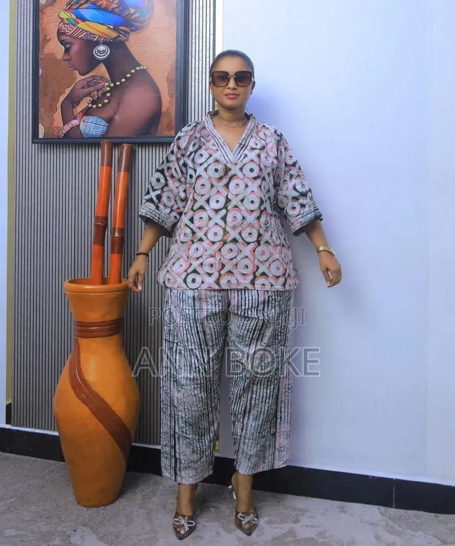 Top Trousers Kitenge Free Wear Cotton