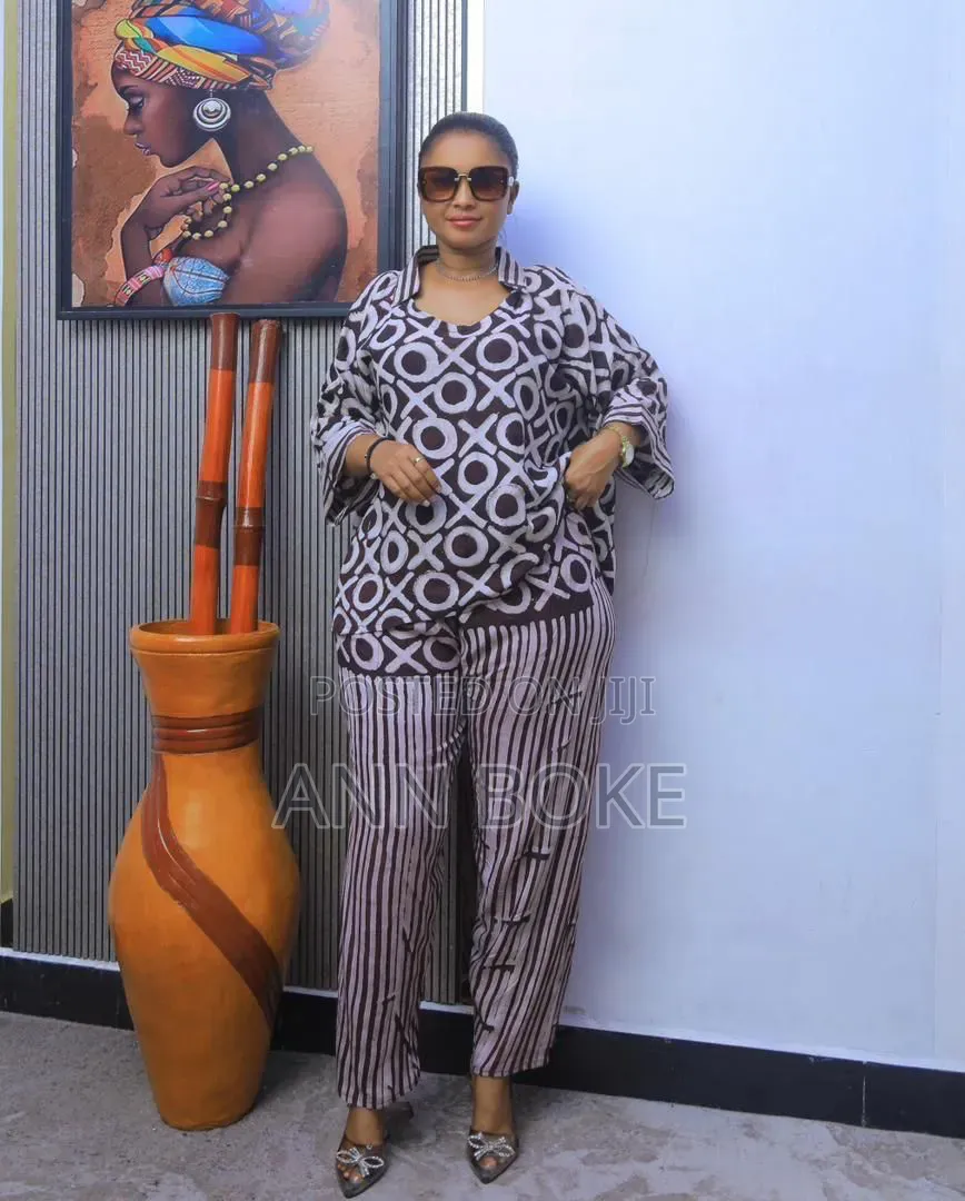 Top Trousers Kitenge Free Wear Cotton