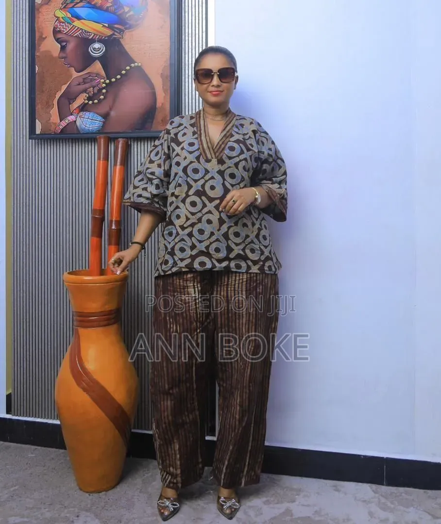 Top Trousers Kitenge Free Wear Cotton