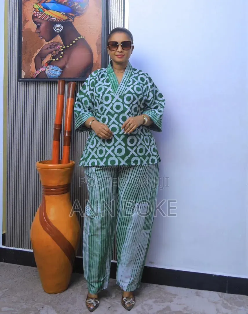 Top Trousers Kitenge Free Wear Cotton