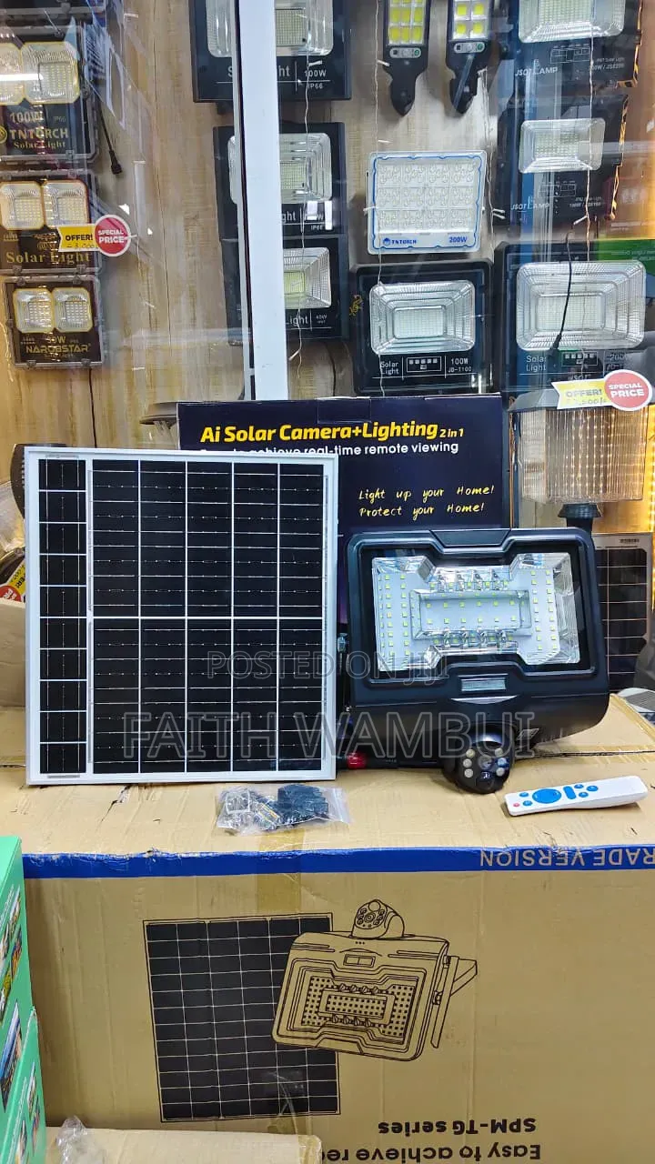 600 Watts Solar Original Street Lights With Camera