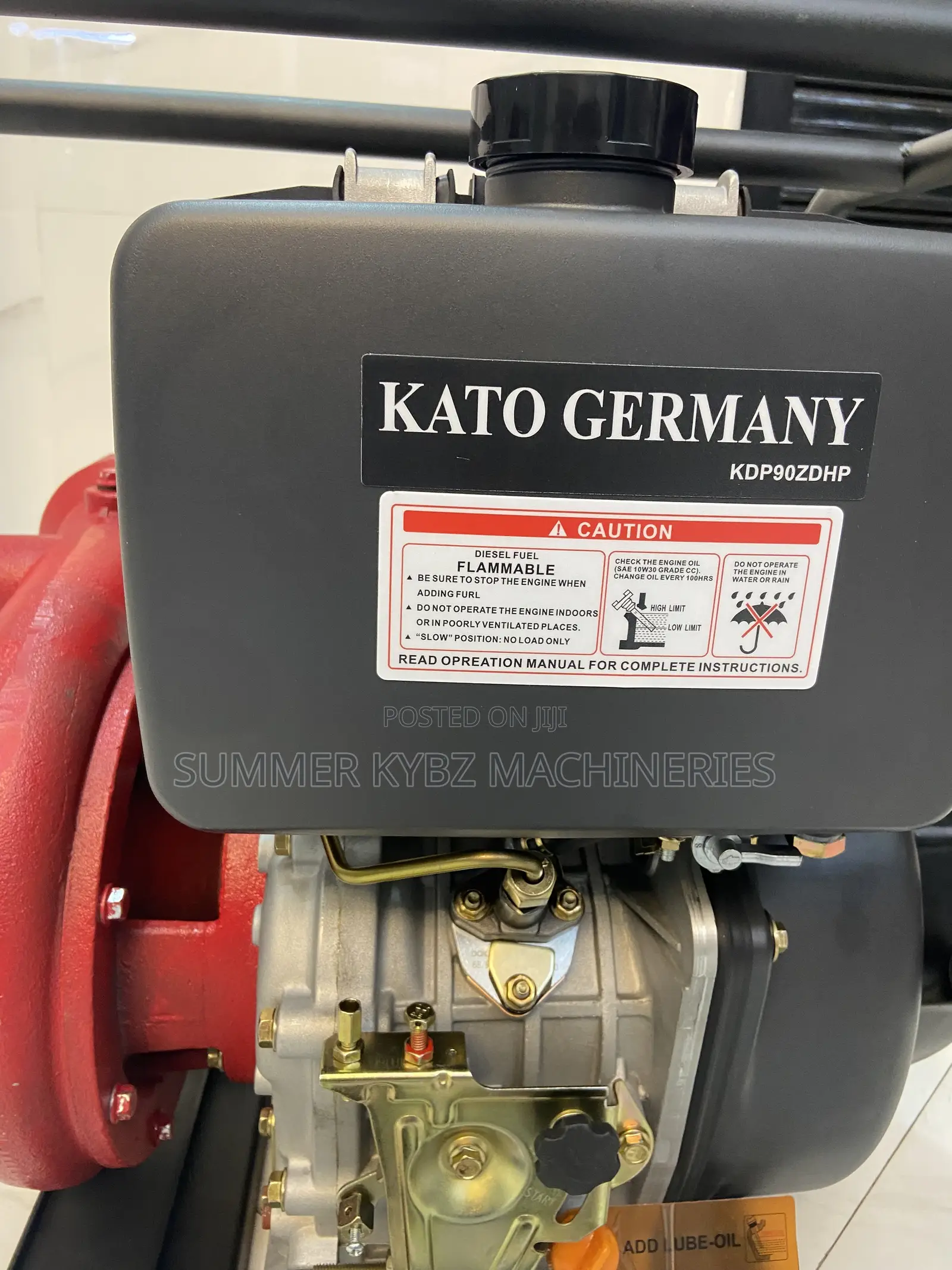 Kato Germany 16hp Diesel High-Pressure Water Pump