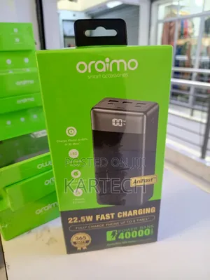Oraimo Powerbox 400 Vision 40000mah 22.5w Power Bank.
