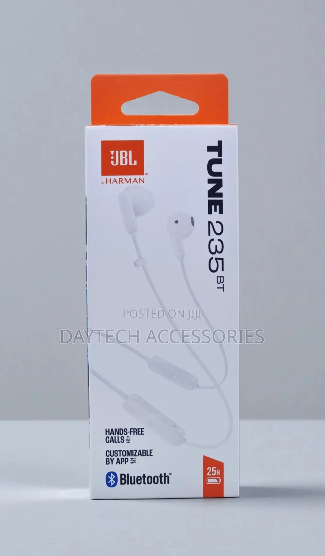 These Are JBL Tune 235bt Wireless Earbud Headphones in Black.