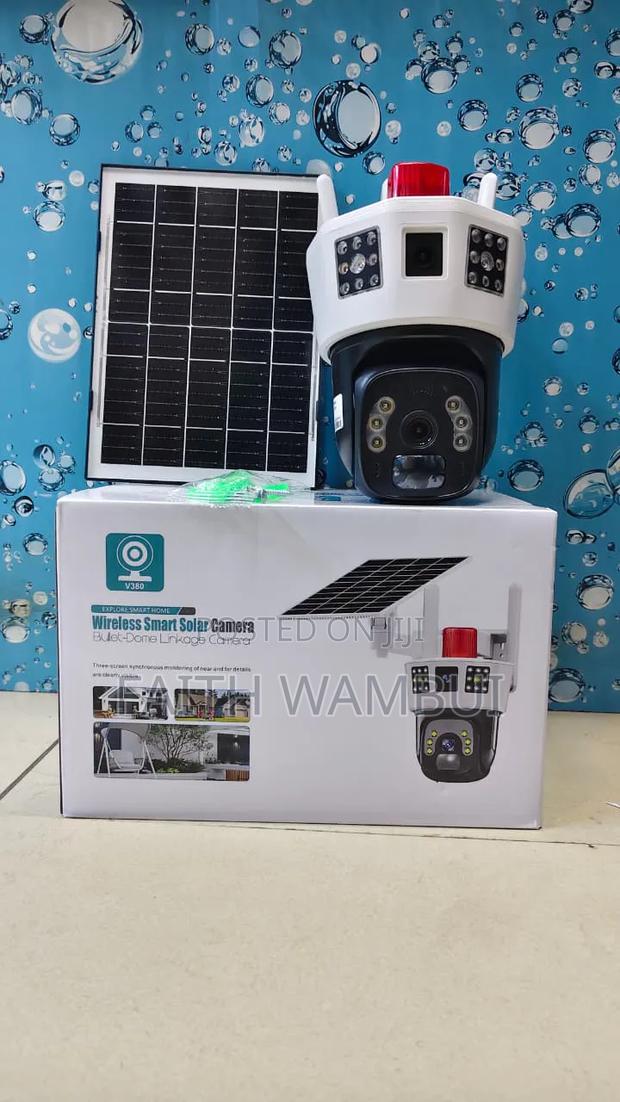 Dual Lense 4g CCTV Camera With Alarm - main view