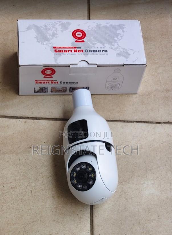 V380 Dual Lens Rotating Bulb PTZ With Motion Tracking - main view