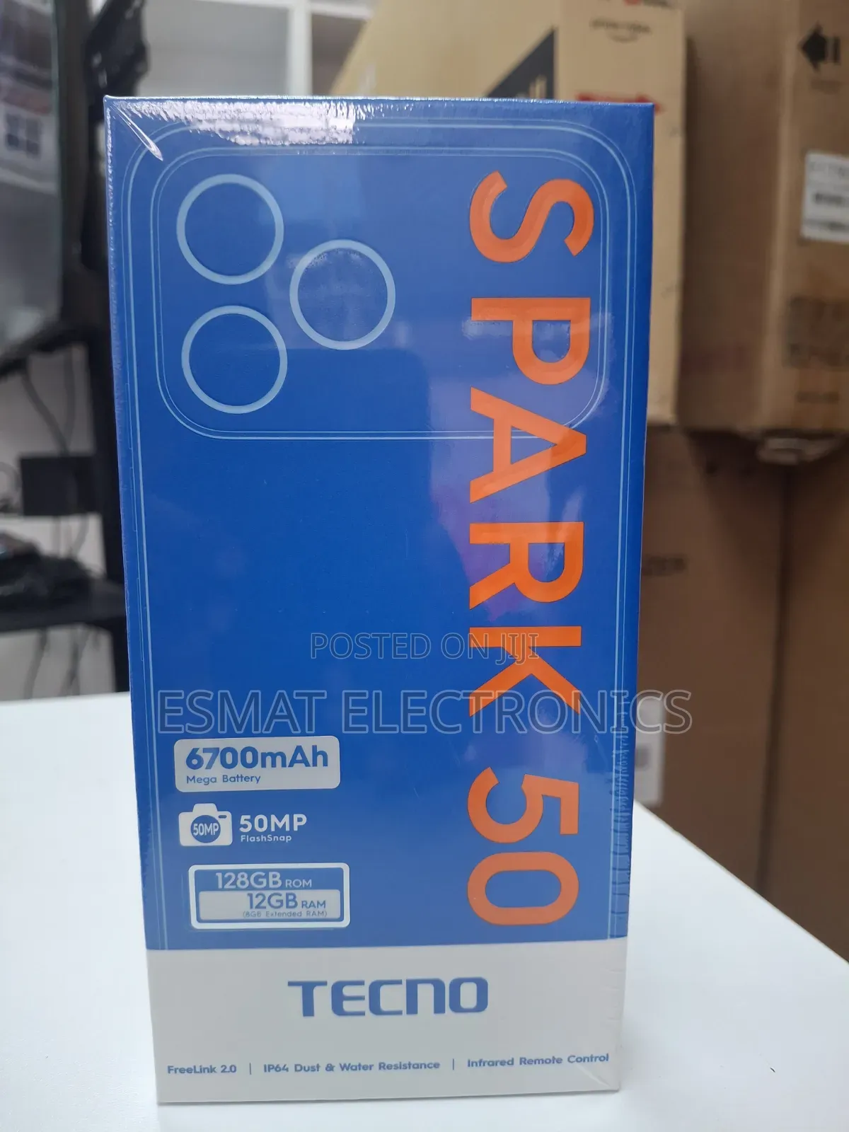 New Tecno Spark 50 128 GB Black