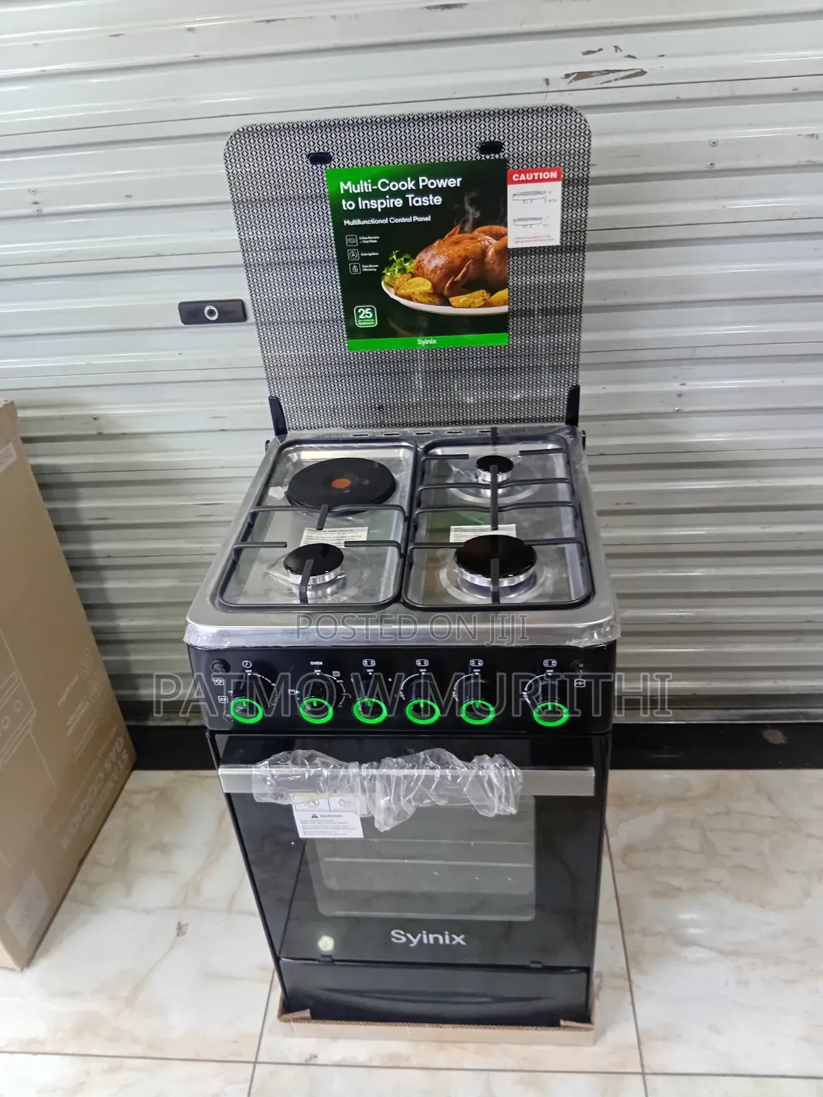 3+1 Standing Cooker With Electric Oven