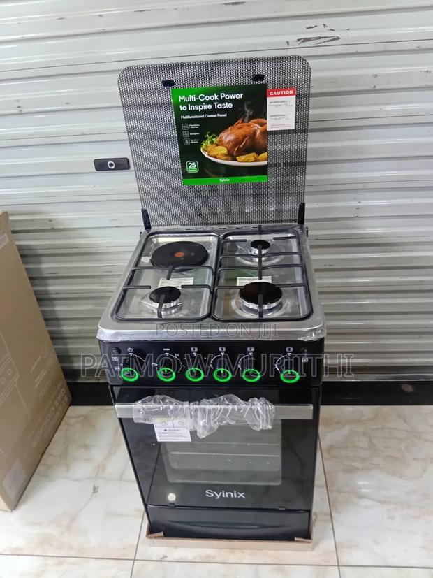 3+1 Standing Cooker With Electric Oven