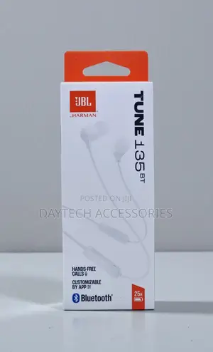 These Are JBL Tune 135bt Wireless in-Ear Headphones in Black.