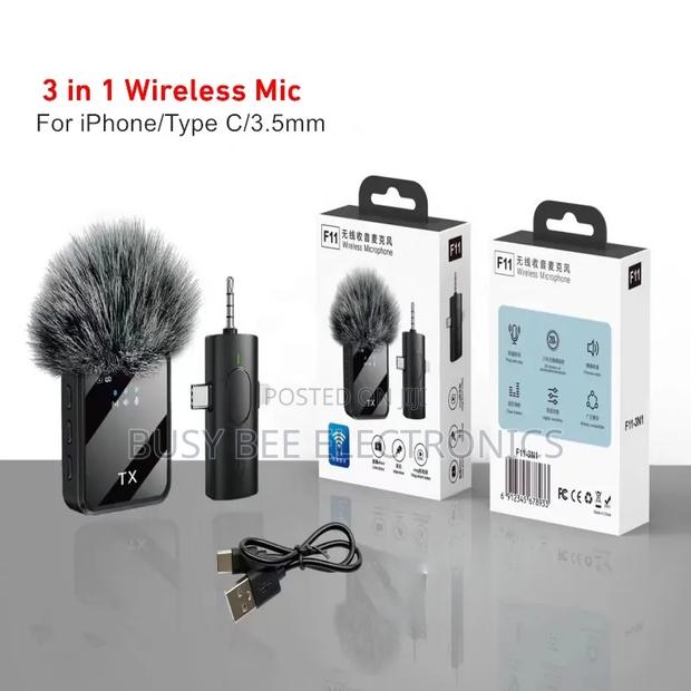 2mic 3 In1 Wireless Lavalier Microphone - thumbnail 2