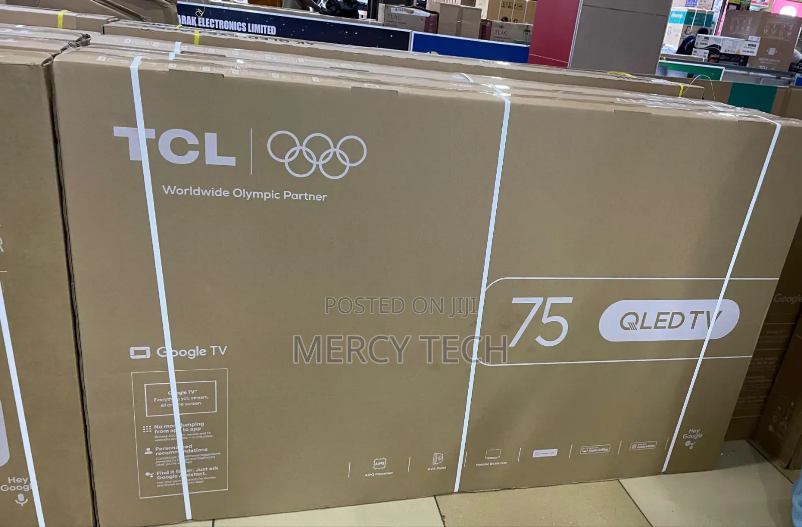 TCL 75" Qled Google Tv