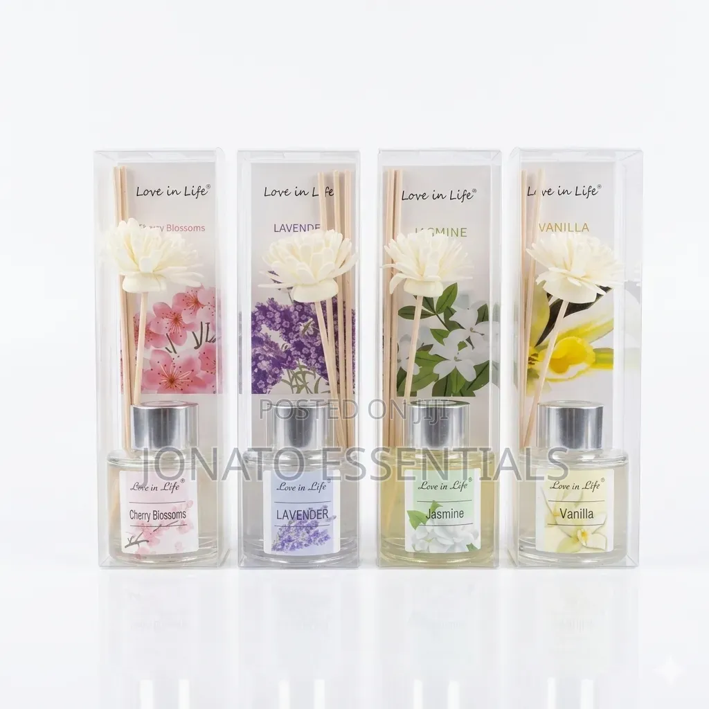 50ml Reed Diffuser Air Freshener Home Fragrance Oil Set