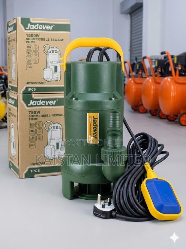 Jadever Submersible Pump 1.0hp/Sewage Submersible Pump 750w/8m Max Lif