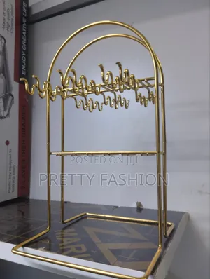 Golden Cutlery Holder