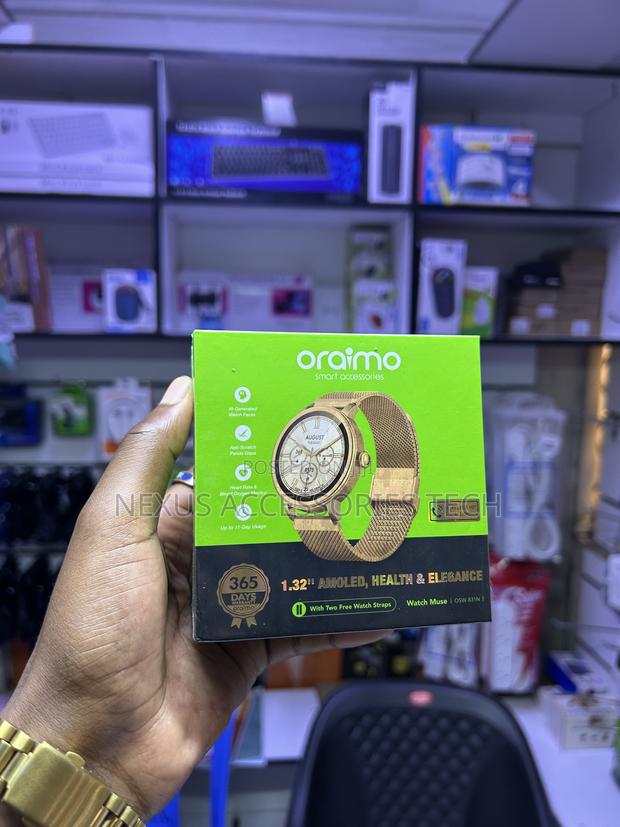 Oraimo Watch Muse Osw-831n Amoled Smart Watch – Bluetooth Calling - thumbnail 2