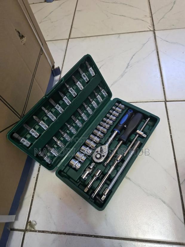 46 Pieces Wrench Socket Set - thumbnail 4