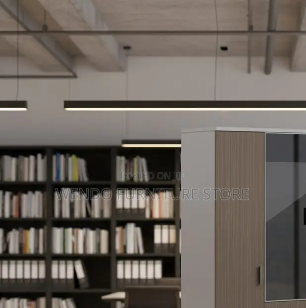 Office Cabinet; Wood Made Executive Cabinet With Three Lockable Doors
