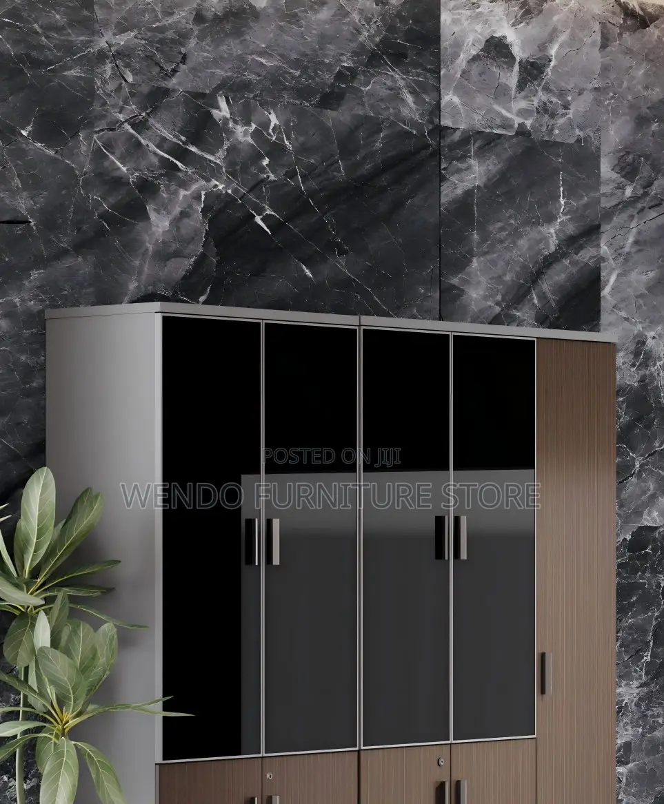 Office Cabinet; Wood Made Executive Cabinet With Three Lockable Doors