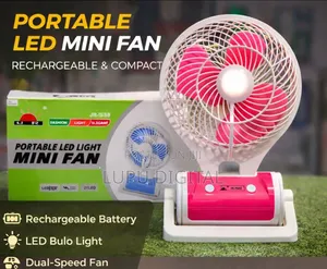 Rechargeable Fan 
Blue, Yellow and Pink