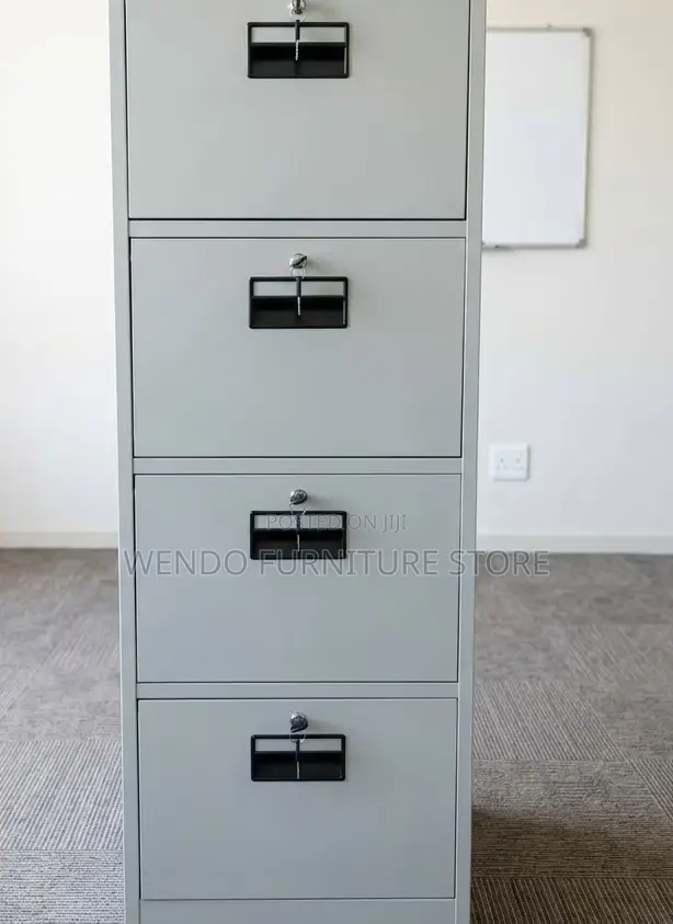 Office Cabinet; Home Office Steel Cabinet With 4 Lock Drawers