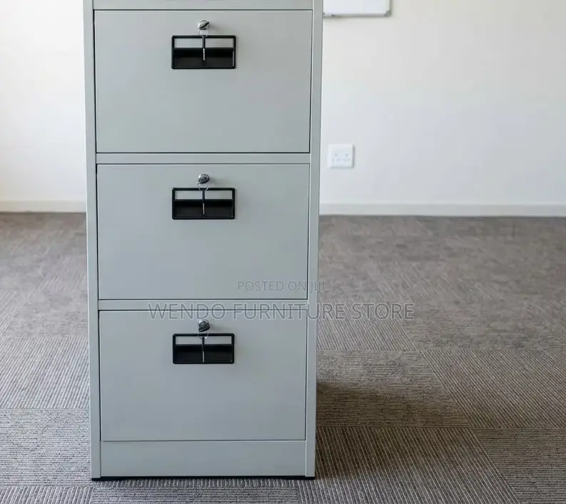 Office Cabinet; Home Office Steel Cabinet With 4 Lock Drawers