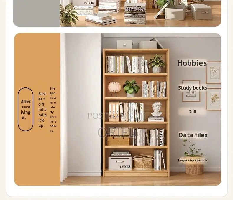 Bookshelf : 5-Tier Office Bookshelf
