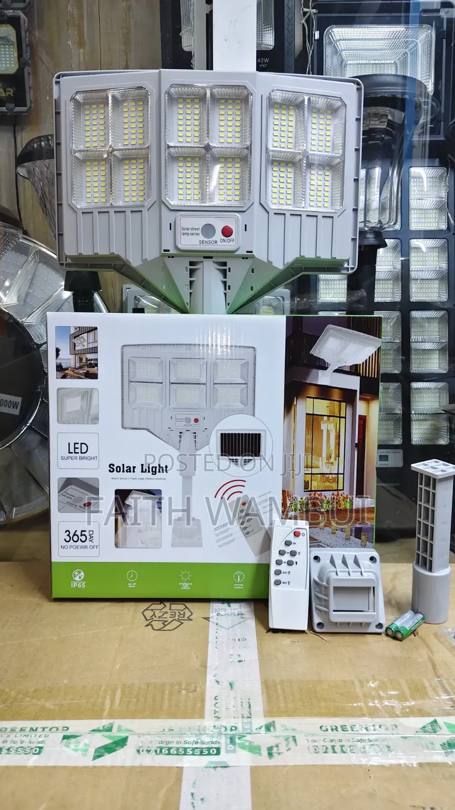 Motion Powered Solar Street Lights 400 Watts