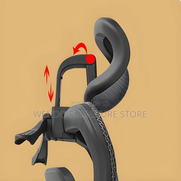 Office Chairs; Fabric Executive Orthopedic Reclining Office Chairs - thumbnail 8