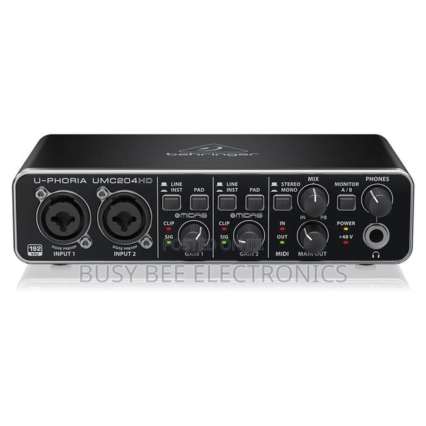 Behringer Umc204hd 2-in/4-Out Usb 2.0 Audio Interface - thumbnail 2