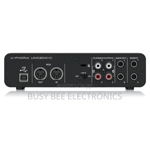 Behringer Umc204hd 2-in/4-Out Usb 2.0 Audio Interface