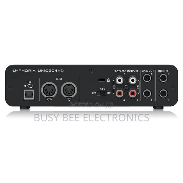 Behringer Umc204hd 2-in/4-Out Usb 2.0 Audio Interface - thumbnail 3