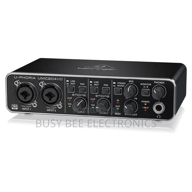 Behringer Umc204hd 2-in/4-Out Usb 2.0 Audio Interface - thumbnail 4